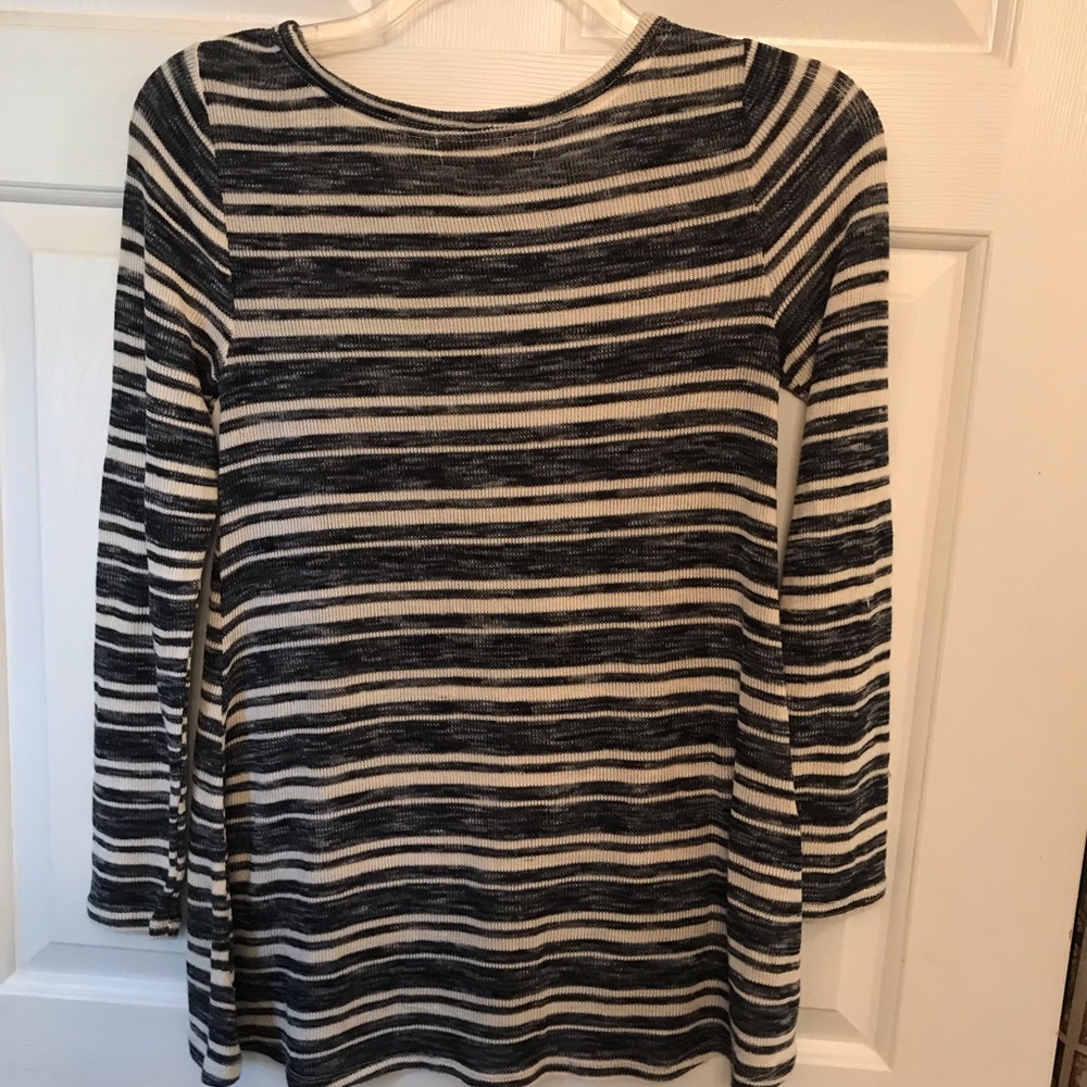Pink Republic Blu/Wht Striped Sweater - Picture 8 of 11